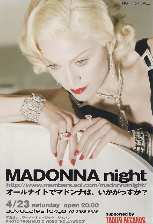 Madonna Night Tokyo